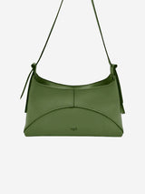Immaculate Vegan - Thalie Ambre Desserto® Cactus Leather Vegan Baguette Bag | Green