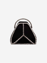 Immaculate Vegan - Thalie Cleo Mini Strass Vegan Bag | Black