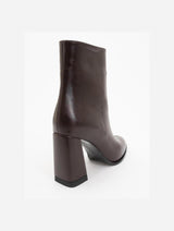 Immaculate Vegan - Prologue Shoes Jewel Brown Cilt High Heel Boot (Women)