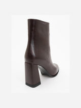 Immaculate Vegan - Prologue Shoes Jewel Brown Cilt High Heel Boot (Women)