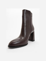 Immaculate Vegan - Prologue Shoes Jewel Brown Cilt High Heel Boot (Women)