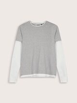 Immaculate Vegan - Baukjen Addie Double Layer Organic Cotton Top | Grey