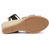Immaculate Vegan - V.GAN Rhubarb Espadrille Wedge Sandals