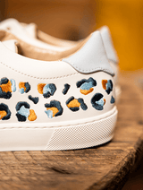 Immaculate Vegan - Minuit sur Terre Virevolte Recycled Grain Leather Vegan Sneakers | Leo