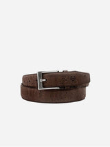 Immaculate Vegan - Watson & Wolfe Three-Piece Construction Cork Vegan Belt | Brown