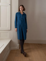 Immaculate Vegan - BIBICO Alexa Women's Cotton Shirt Dress | Denim