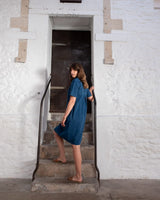 Immaculate Vegan - BIBICO Alexa Women's Cotton Shirt Dress | Textured Denim