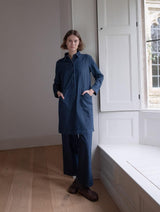 Immaculate Vegan - BIBICO Tara Women's Cotton Shirt Dress | Denim