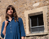 Immaculate Vegan - BIBICO Bea Women's Cotton Shirt Dress | Textured Denim