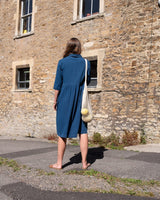 Immaculate Vegan - BIBICO Bea Women's Cotton Shirt Dress | Textured Denim