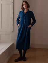 Immaculate Vegan - BIBICO Jack Women's Cotton Shirt Dress | Denim