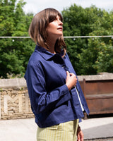 Immaculate Vegan - BIBICO Corinne Women's Cotton Utility Jacket | Indigo