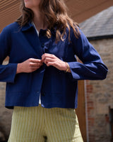 Immaculate Vegan - BIBICO Corinne Women's Cotton Utility Jacket | Indigo