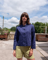 Immaculate Vegan - BIBICO Corinne Women's Cotton Utility Jacket | Indigo