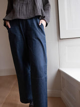 Immaculate Vegan - BIBICO Margate Women's Relaxed Cotton Trousers | Denim