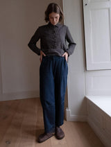 Immaculate Vegan - BIBICO Margate Women's Relaxed Cotton Trousers | Denim