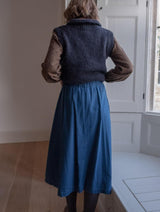 Immaculate Vegan - BIBICO Wander Women's Cotton Pleated Skirt | Denim