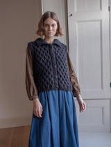 Immaculate Vegan - BIBICO Wander Women's Cotton Pleated Skirt | Denim