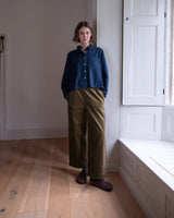 Immaculate Vegan - BIBICO Ada Women's Cropped Cotton Blouse | Denim