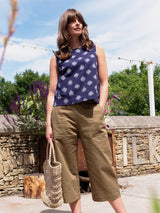 Immaculate Vegan - BIBICO Anna Women's Organic Cotton Culottes | Olive Twill