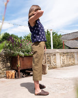 Immaculate Vegan - BIBICO Anna Women's Organic Cotton Culottes | Olive Twill