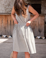 Immaculate Vegan - BIBICO Jordan Women's Cotton Casual Skirt | Olive Green Gingham