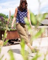 Immaculate Vegan - BIBICO Anna Women's Organic Cotton Culottes | Olive Twill