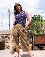 Immaculate Vegan - BIBICO Anna Women's Organic Cotton Culottes | Olive Twill