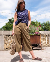 Immaculate Vegan - BIBICO Anna Women's Organic Cotton Culottes | Olive Twill