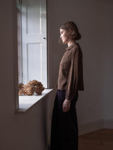 Immaculate Vegan - BIBICO Jolene Women's Cotton Casual Shirt | Black Check