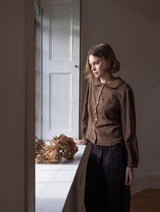 Immaculate Vegan - BIBICO Jolene Women's Cotton Casual Shirt | Black Check