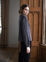 Immaculate Vegan - BIBICO Orla Women's Casual Cotton Corduroy Trousers | Dove Grey