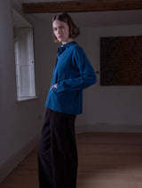 Immaculate Vegan - BIBICO Anya Women's Relaxed Cotton Blouse | Denim