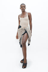 Immaculate Vegan - 1 People Biarritz BIQ - Sarong - Mix Sand & Oyster Black