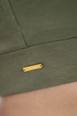 Immaculate Vegan - 1 People Boston BOS - Open Back Bra Top - Green Ash