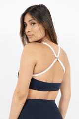 Immaculate Vegan - 1 People Crete HER - Cross Back Bikini Top - Pebble