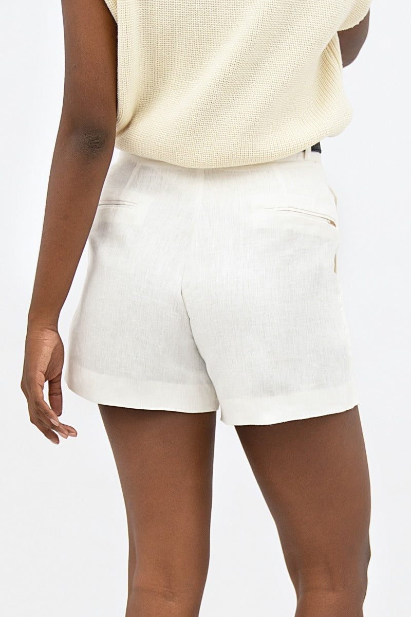 1 People French Riviera NCE - Mom Shorts -  Porcelain