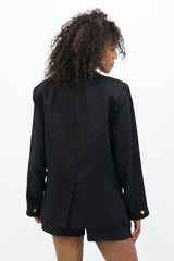 Immaculate Vegan - 1 People Havana HAV - Oversized Blazer - Licorice