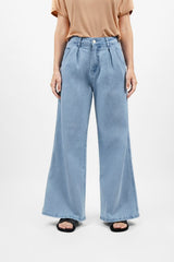 Immaculate Vegan - 1 People Los Angeles LAX - Wide Leg Jeans- Sky