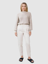 Immaculate Vegan - 1 People Salo QVD -Tapered Trousers-Egret M