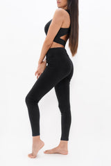 Immaculate Vegan - 1 People Munich MUC - High Waisted Leggings - Black Sand