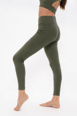 Immaculate Vegan - 1 People Munich MUC - High Waisted Leggings - Green Ash