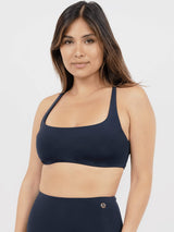 Immaculate Vegan - 1 People Crete HER - Cross Back Bikini Top - Pebble S