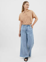Immaculate Vegan - 1 People Los Angeles LAX - Wide Leg Jeans- Sky S