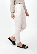 Immaculate Vegan - 1 People Salo QVD -Tapered Trousers-Egret