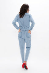 Immaculate Vegan - 1 People San Francisco SFO - Denim Boilersuit - Sky