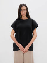 Immaculate Vegan - 1 People Muscat MCT - Bold Shoulder Tee - Black Sand XS