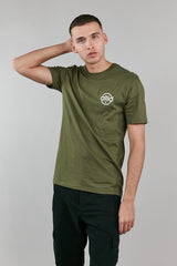 Immaculate Vegan - Altid Clothing Low Carbon Cotton Graphic T-shirt | Khaki