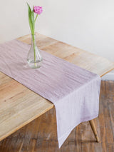 Immaculate Vegan - AmourLinen Linen table runner in Dusty Rose 40x150 cm / 16x59" / Dusty Rose