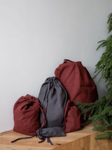 Immaculate Vegan - AmourLinen Linen bag Dusty Lavender / 16x22" / 40x55cm
